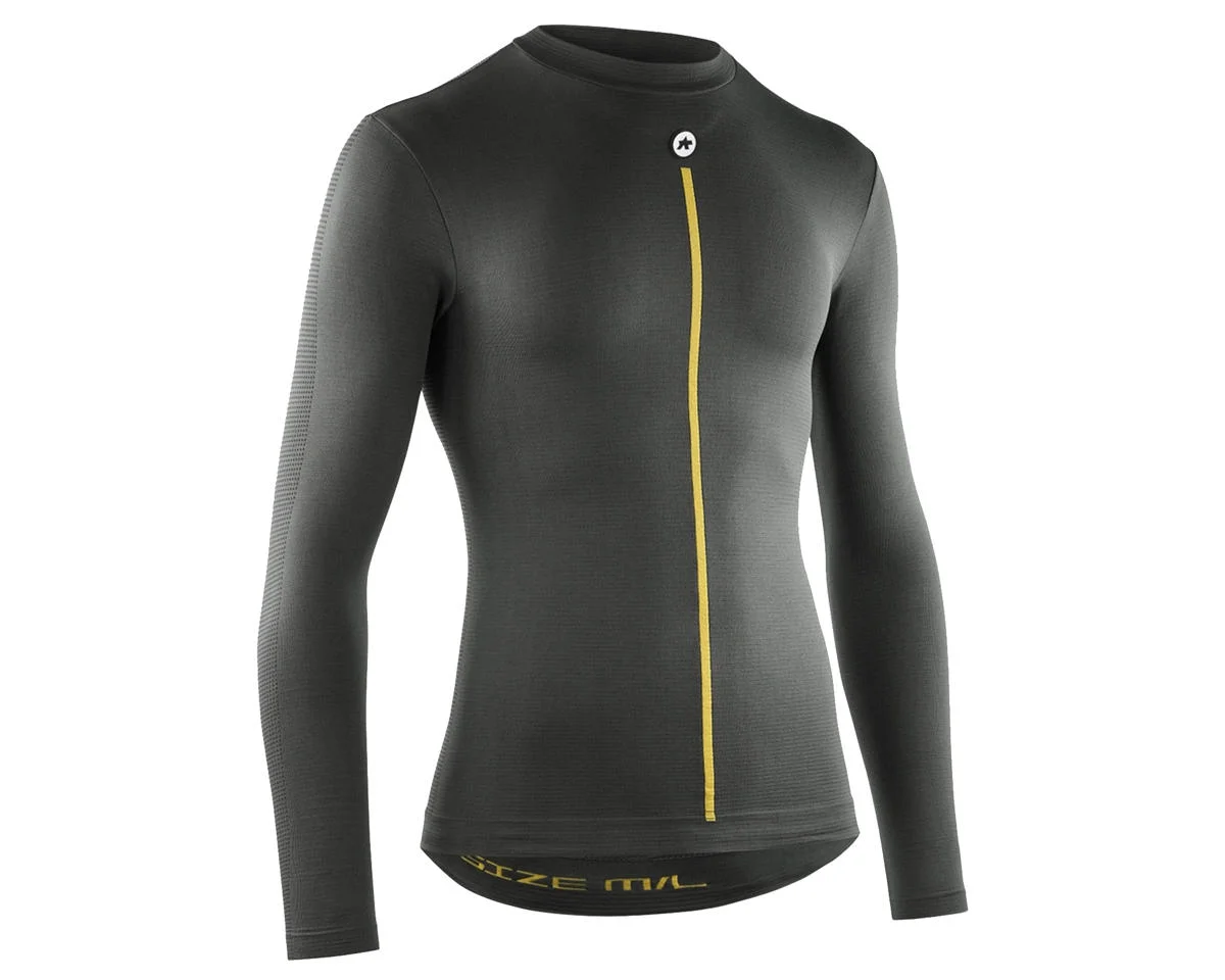 Assos Spring Fall Long Sleeve Skin Layer P1 (Anthracite Grey) (M/L) - view 3